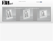 Tablet Screenshot of dsart.be